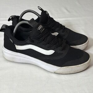 VANS UltraRange Mens 8 Women's 9.5 Ultra Cush EXO Shoes Comfort Classic Black A+